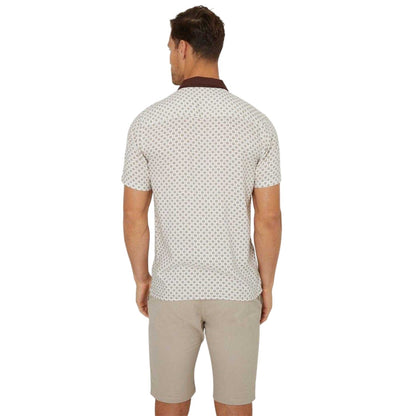 Cream - Back - Threadbare Mens Patterned Shirt