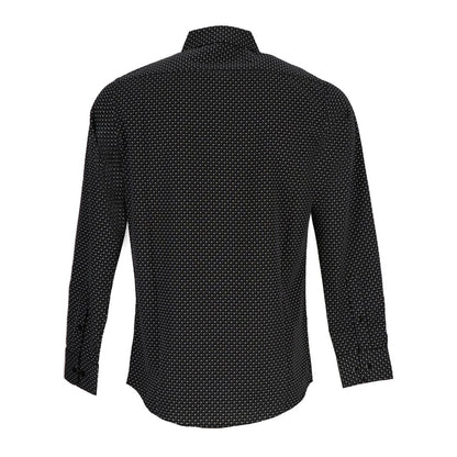 Black-Grey - Back - Scotch And Soda Mens Stripe Long-Sleeved Shirt