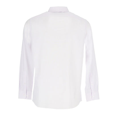 Lavender - Back - Scotch And Soda Mens Stripe Long-Sleeved Shirt