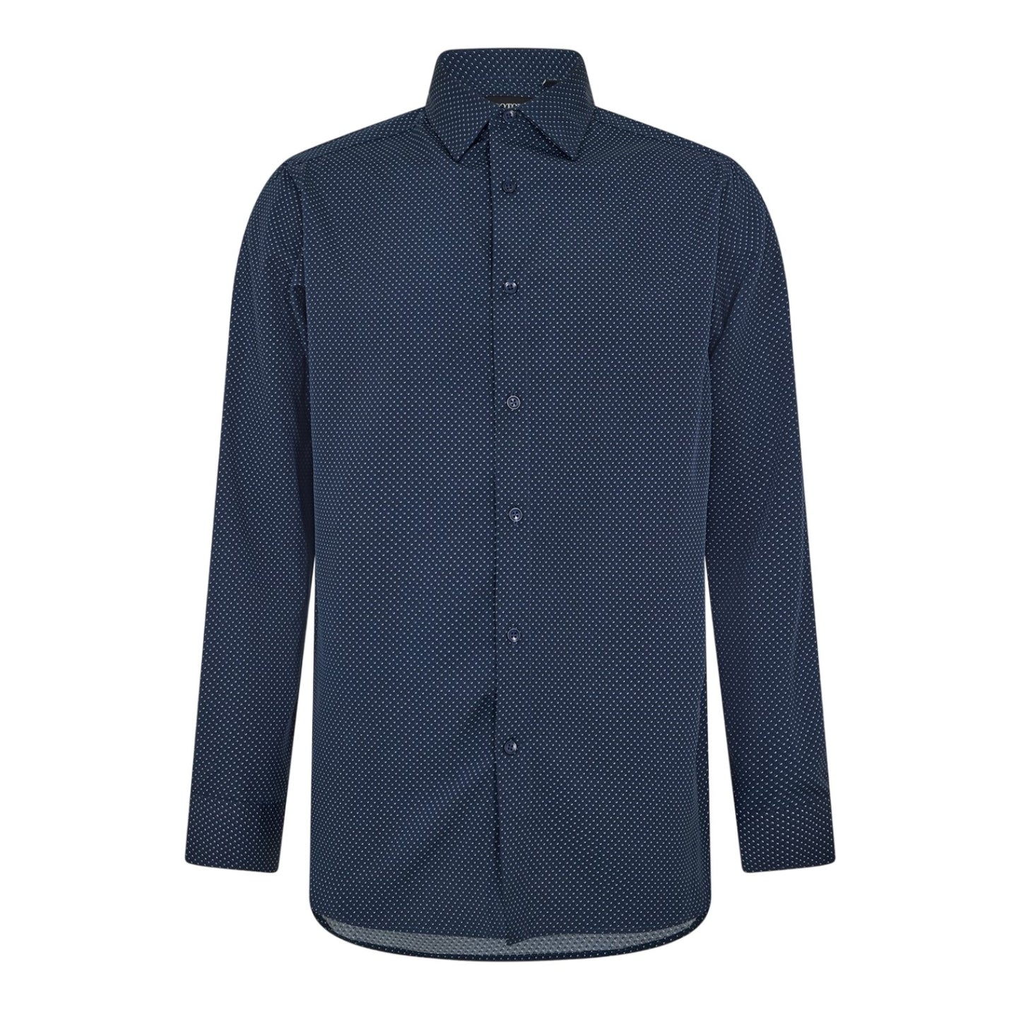 Navy - Front - Scotch And Soda Mens Stripe Long-Sleeved Shirt