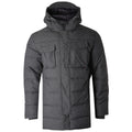 Charcoal - Front - Luke 1977 Mens Utilitarian 2 Technical Padded Jacket