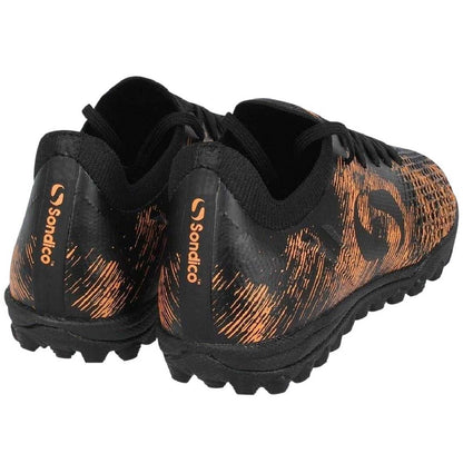Black-Orange - Back - Sondico Childrens-Kids Blaze Astro Turf Trainers