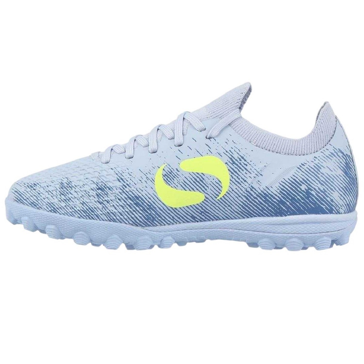 Purple-Lime - Back - Sondico Childrens-Kids Blaze Astro Turf Trainers