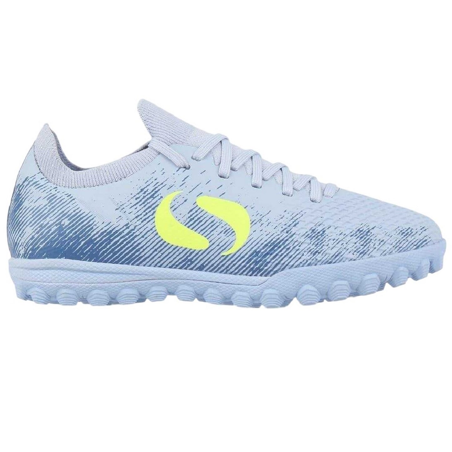 Purple-Lime - Front - Sondico Childrens-Kids Blaze Astro Turf Trainers