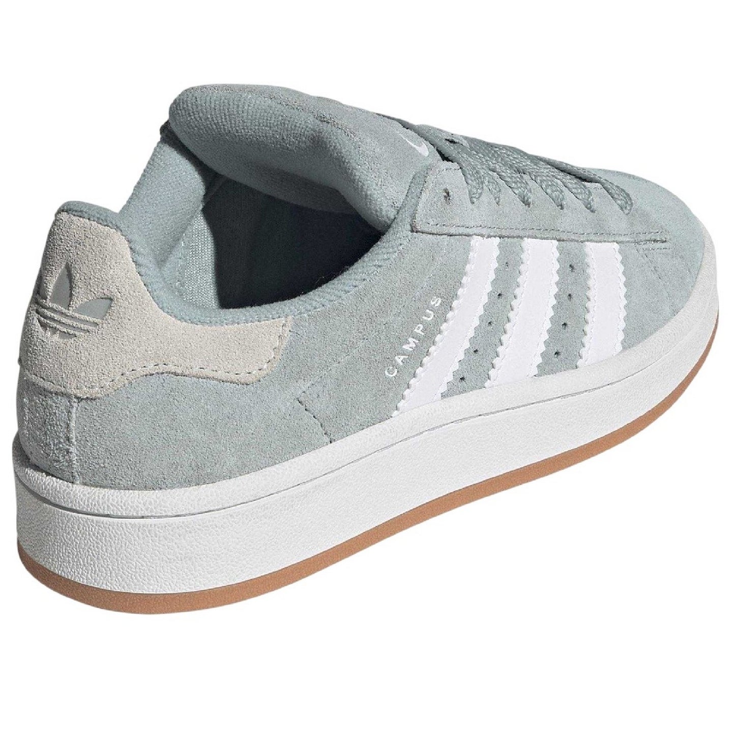 Sage-White - Back - Adidas Childrens-Kids Campus 00s Suede Flat Trainers