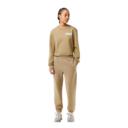 Nude - Lifestyle - Lacoste Womens-Ladies Cotton Blend Loose Fit Joggers
