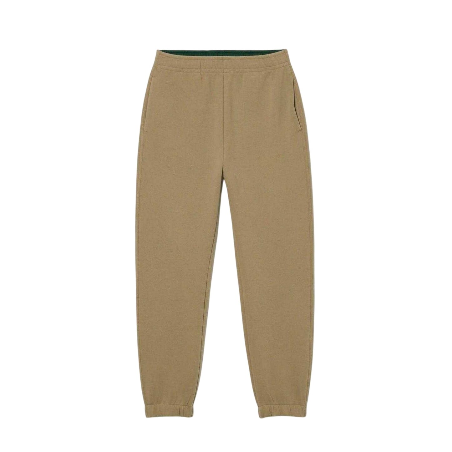 Nude - Front - Lacoste Womens-Ladies Cotton Blend Loose Fit Joggers
