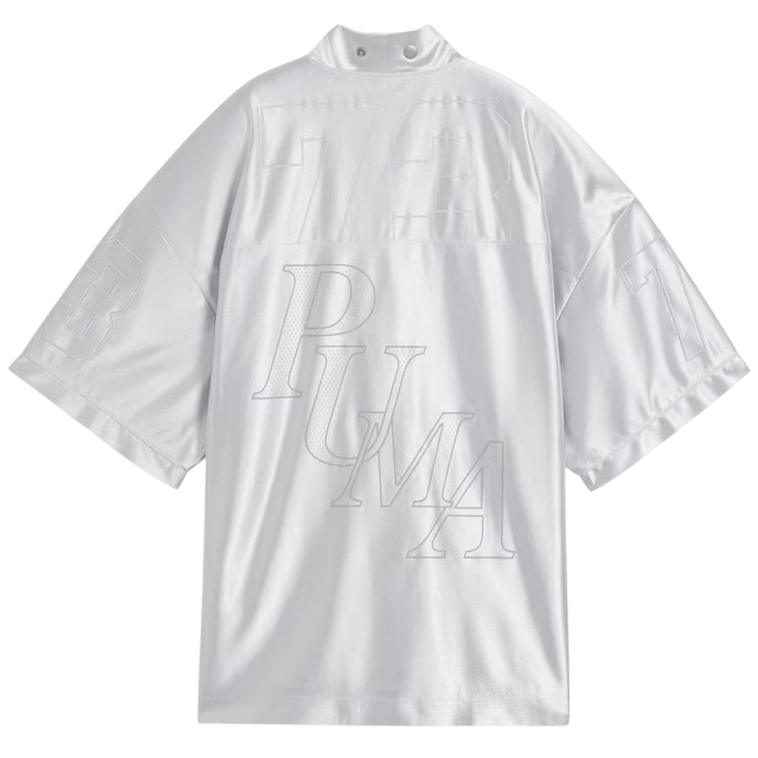 Frost Gray - Back - Puma Womens-Ladies Printed Relaxed Fit Overshirt