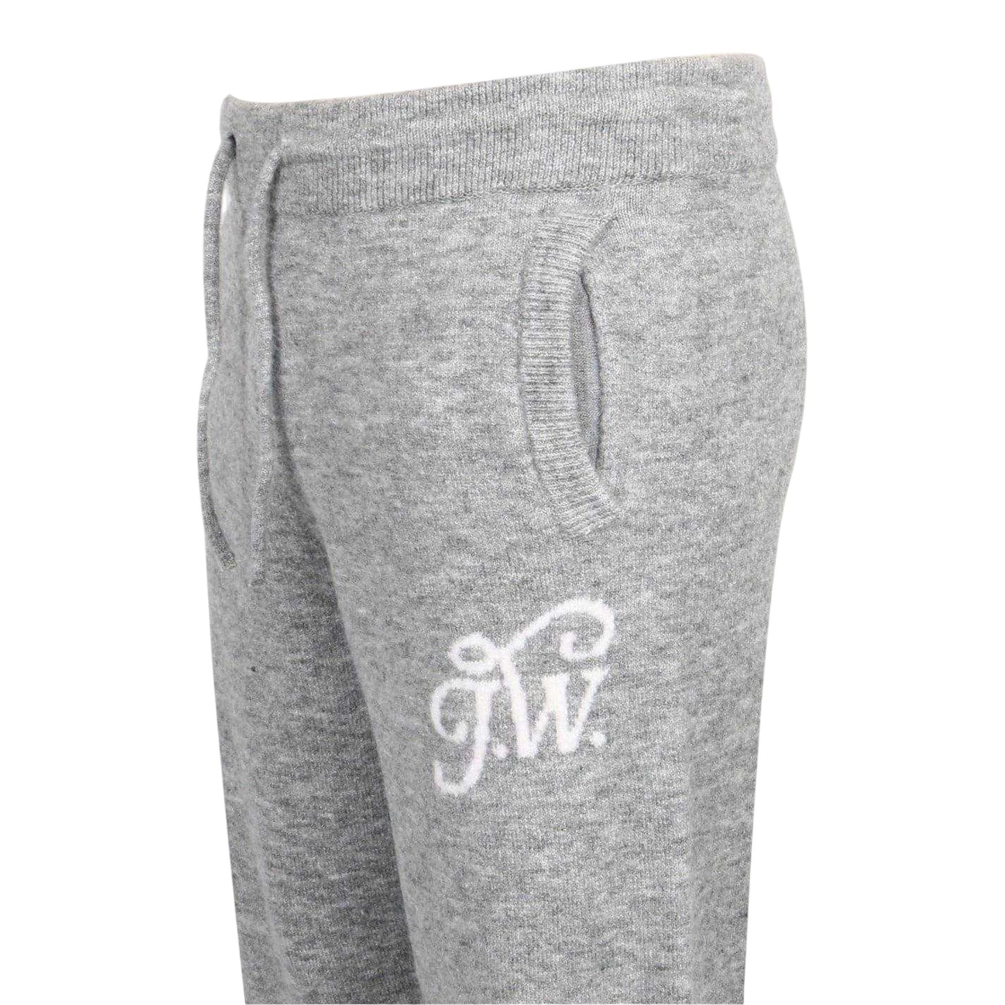 Grey Marl - Side - Jack Wills Mens Initial Text Logo Sweatpants