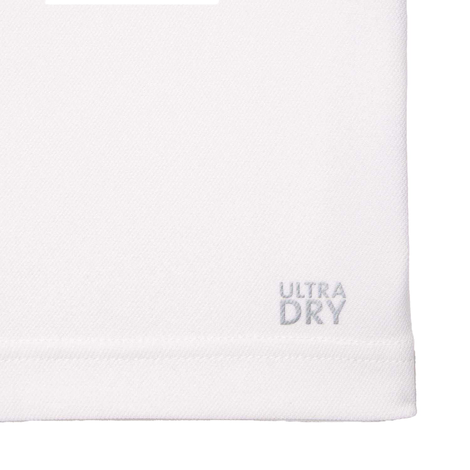White - Close up - Lacoste Mens Roland Garros Pique Polo Shirt