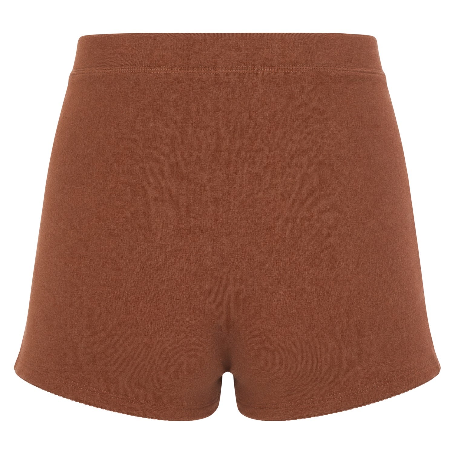 Bronze - Back - PJ Salvage Womens-Ladies Salvage Jersey Ribbed Shorts