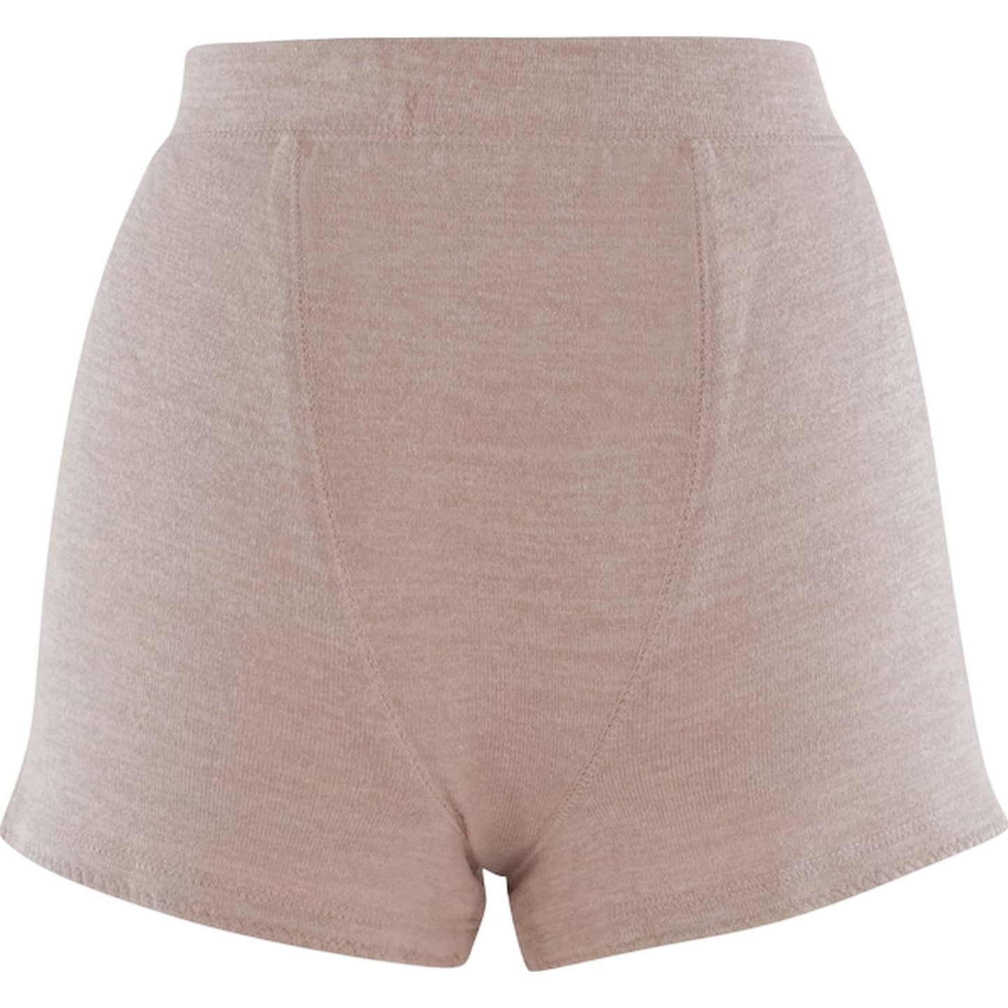 Brown-Grey - Back - PJ Salvage Womens-Ladies Salvage Jersey Ribbed Shorts
