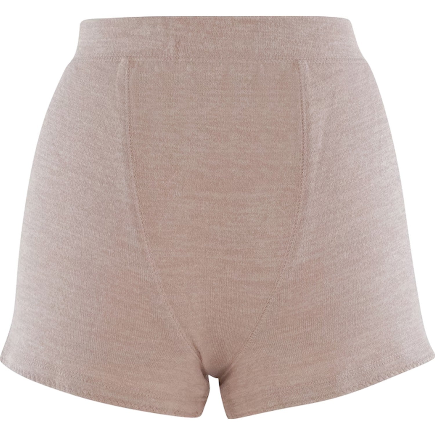 Brown-Grey - Back - PJ Salvage Womens-Ladies Salvage Jersey Ribbed Shorts