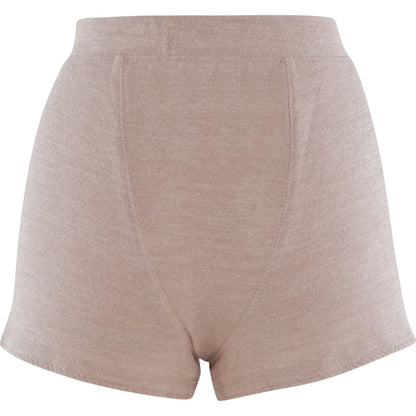 Brown-Grey - Back - PJ Salvage Womens-Ladies Salvage Jersey Ribbed Shorts