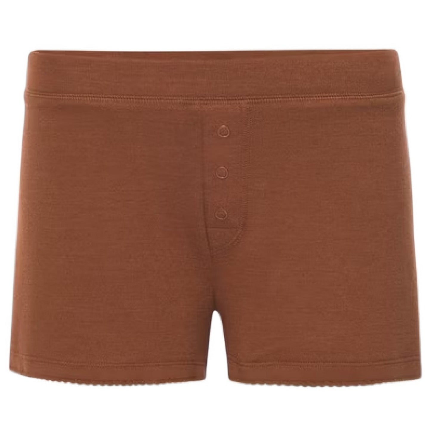 Bronze - Front - PJ Salvage Womens-Ladies Salvage Jersey Ribbed Shorts