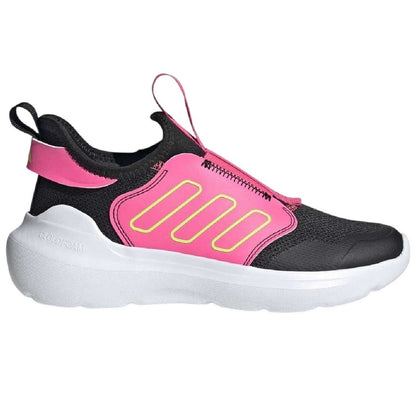 Black-Pink - Lifestyle - Adidas Childrens-Kids Tensaur Contrast Slip-on Trainers
