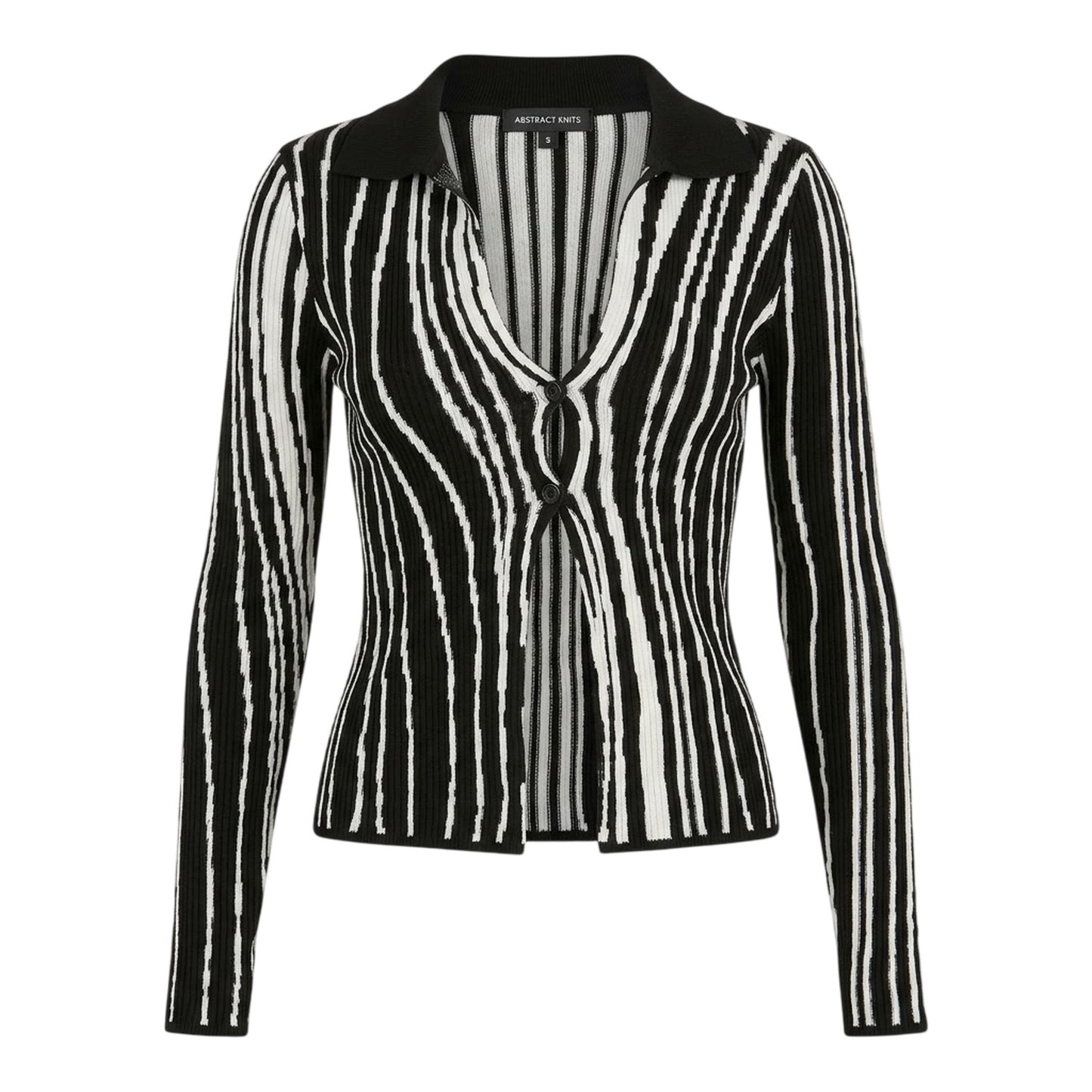 Black - Front - Missy Empire Womens-Ladies Stripes Shirt