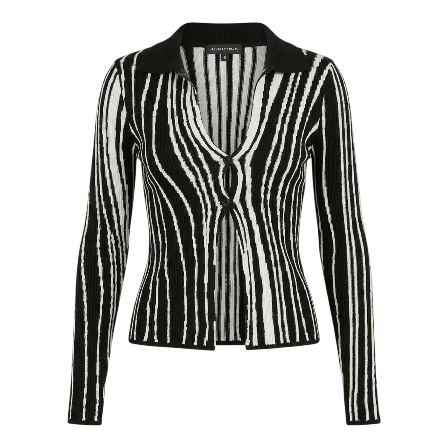 Black - Front - Missy Empire Womens-Ladies Stripes Shirt