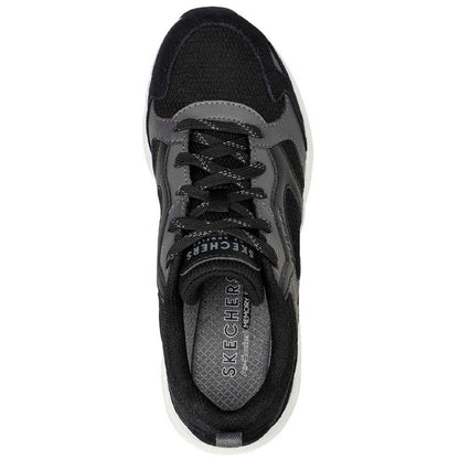 Black - Lifestyle - Skechers Womens-Ladies Uno Suede Trainers