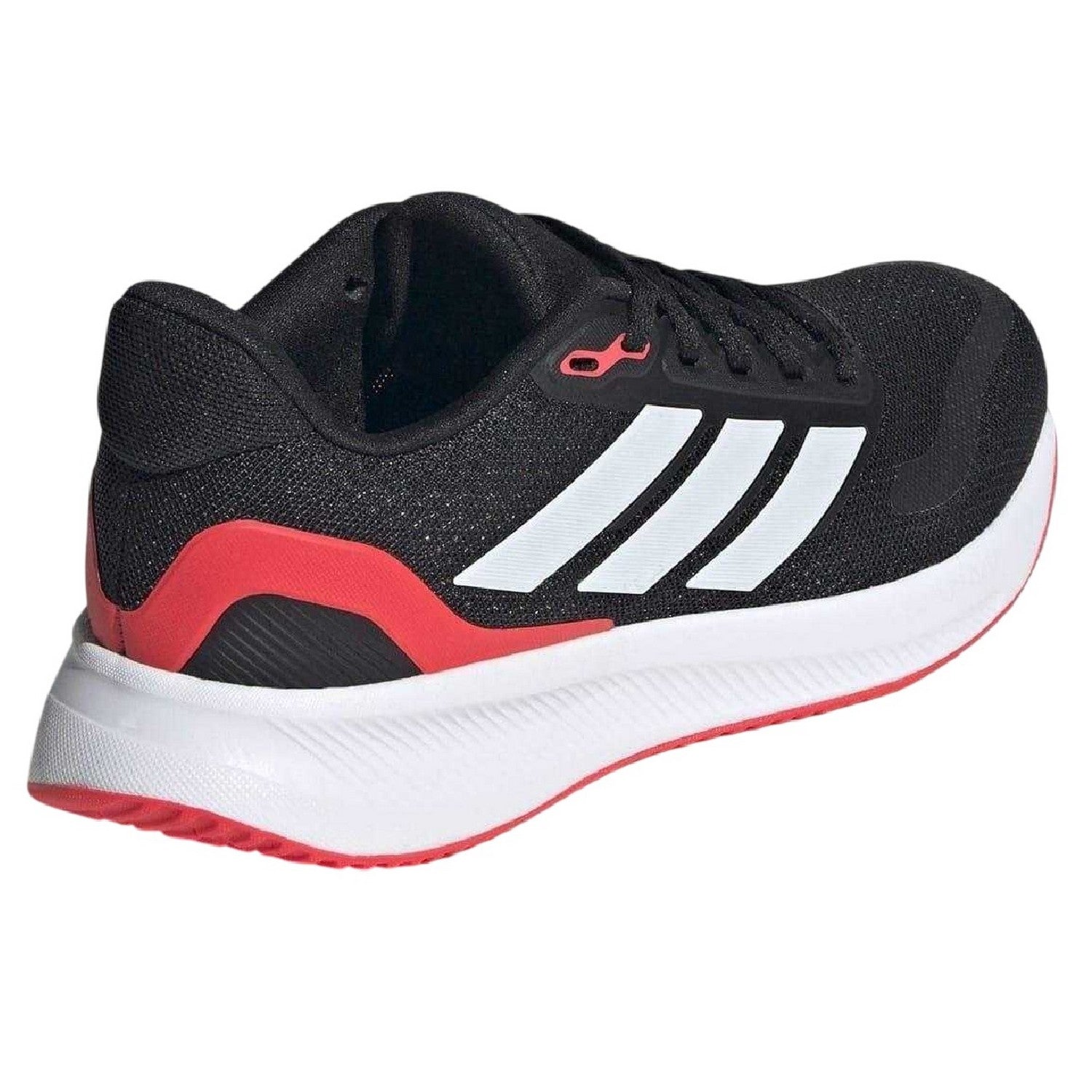 Black-Red - Back - Adidas Childrens-Kids Runfalcon 5 Cloudfoam Trainers