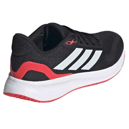 Black-Red - Back - Adidas Childrens-Kids Runfalcon 5 Cloudfoam Trainers