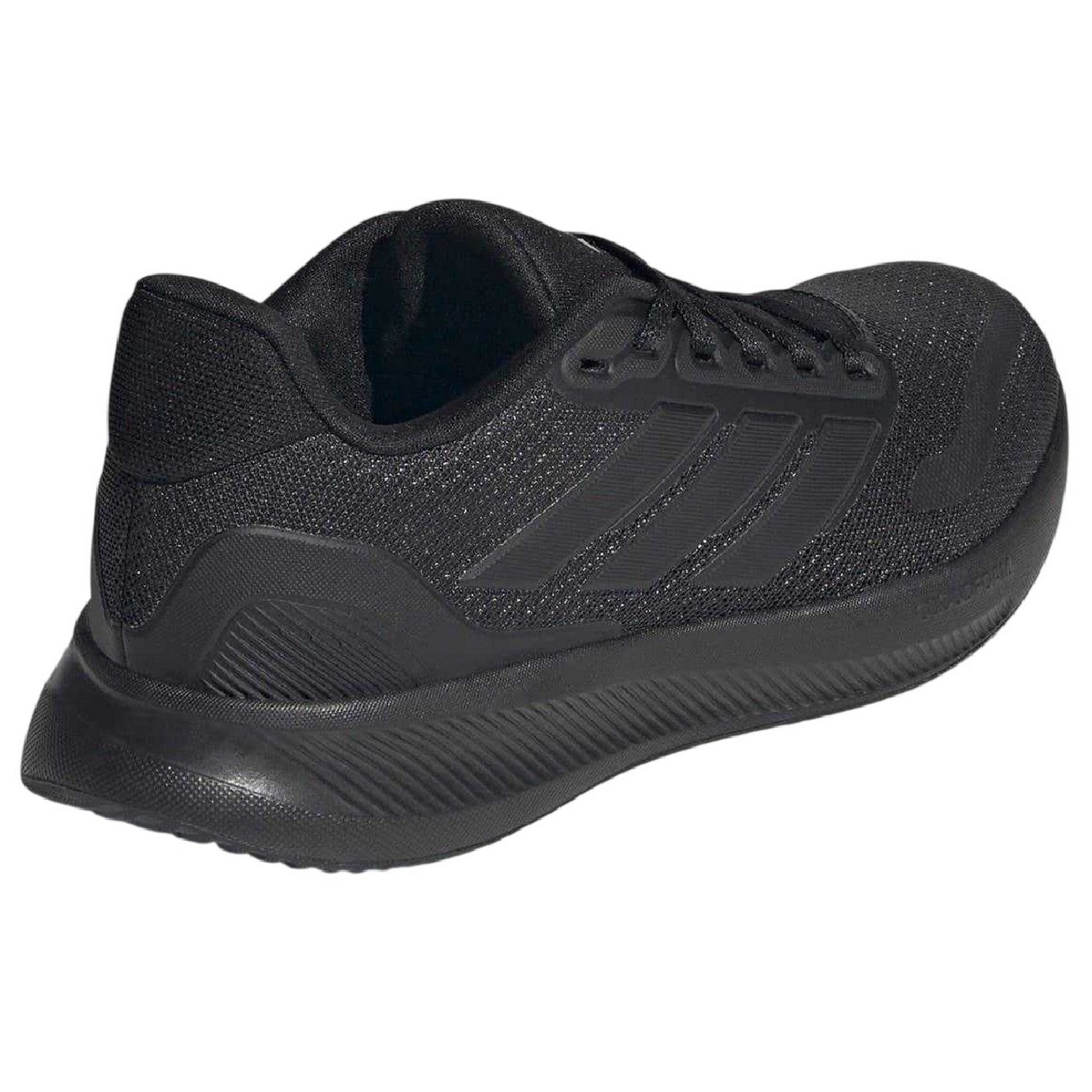 Triple Black - Back - Adidas Childrens-Kids Runfalcon 5 Cloudfoam Trainers
