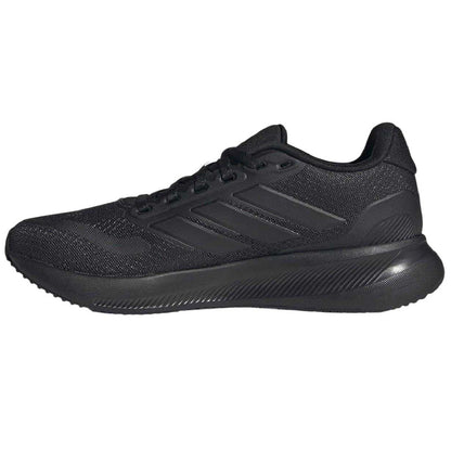 Triple Black - Side - Adidas Childrens-Kids Runfalcon 5 Cloudfoam Trainers
