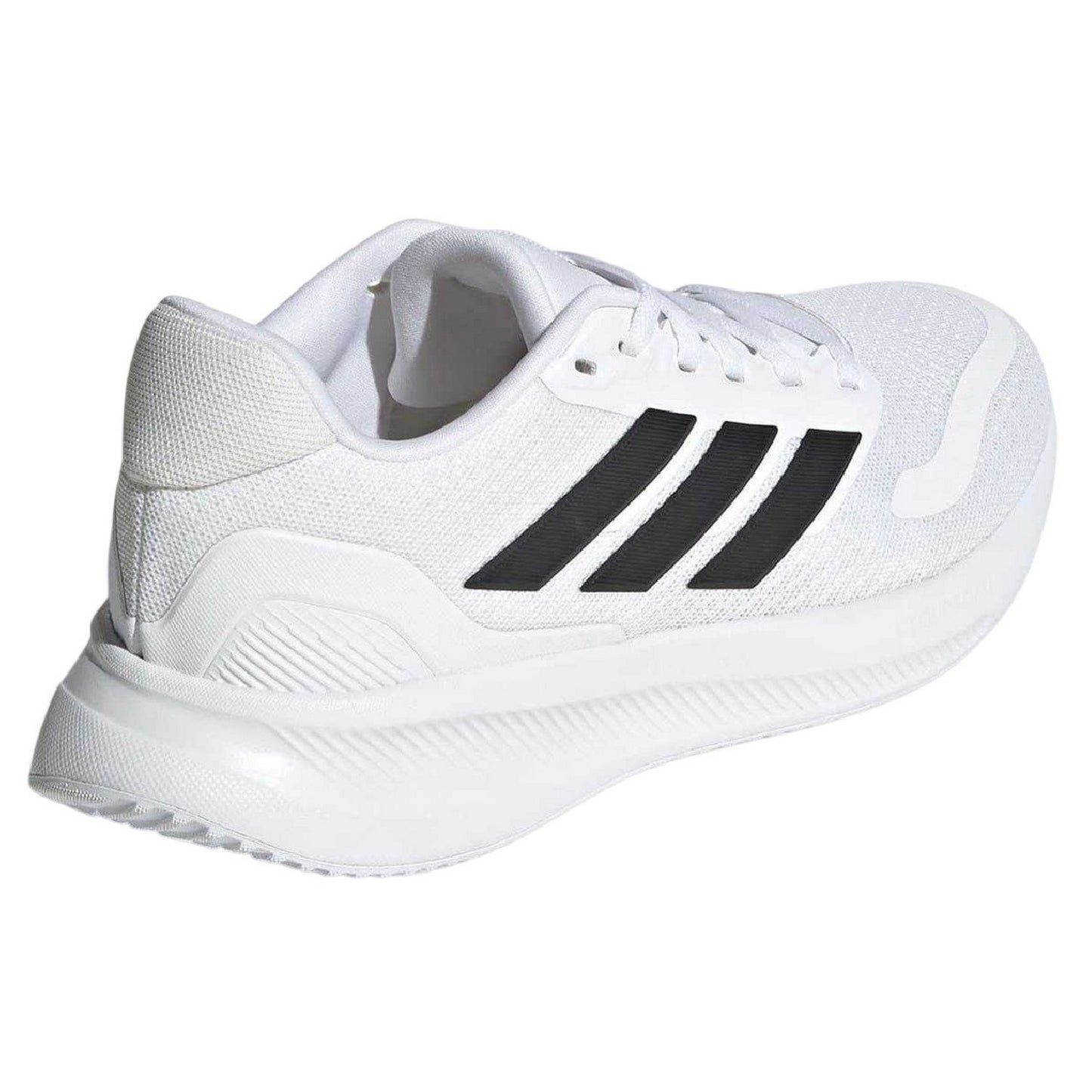 White-Black - Back - Adidas Childrens-Kids Runfalcon 5 Cloudfoam Trainers