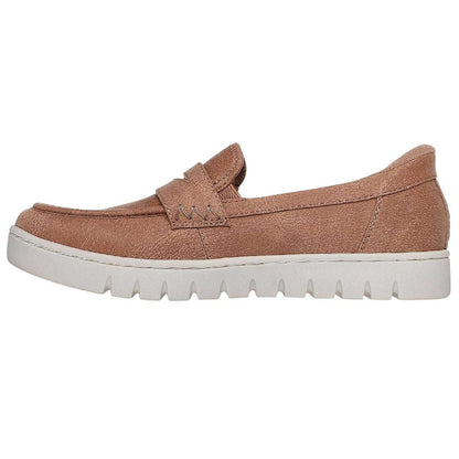 Tan - Back - Skechers Womens-Ladies Arch Fit Trainers