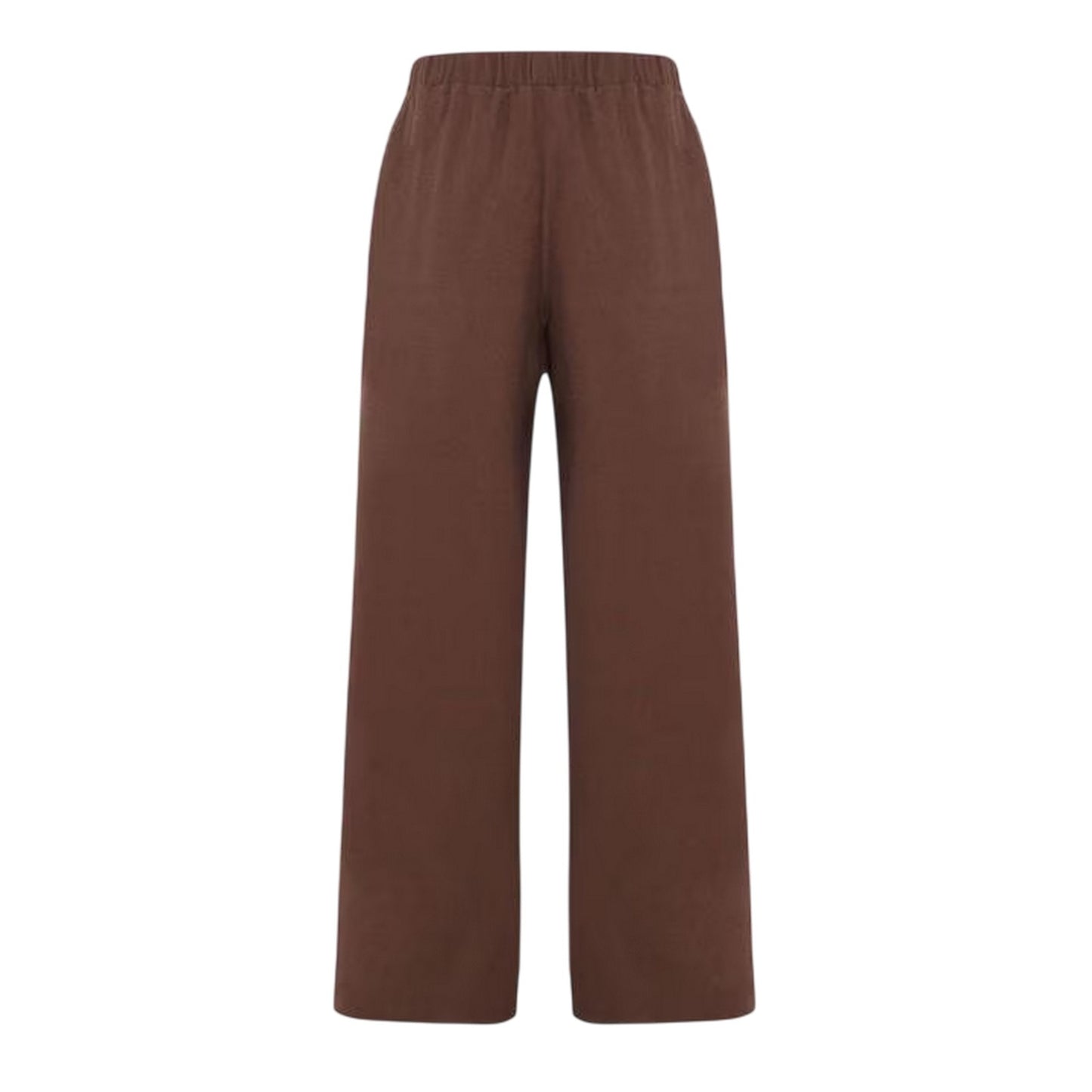 Brown - Back - I Saw It First Womens-Ladies Straight Trousers