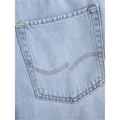 Blue Denim - Side - Jack And Jones Mens Denim 5 Pockets Straight Leg Jeans