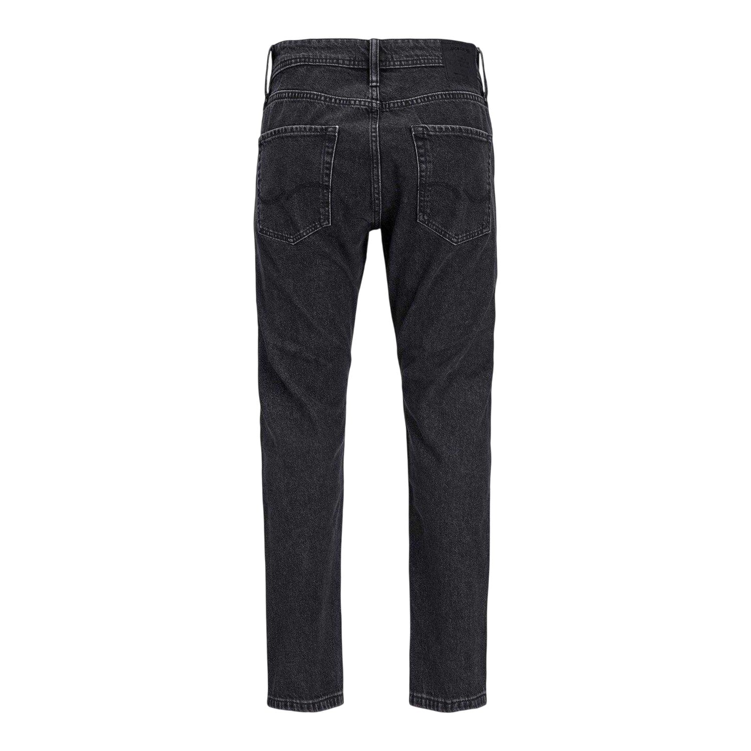Black Denim - Back - Jack And Jones Mens Chris Original Denim Jeans