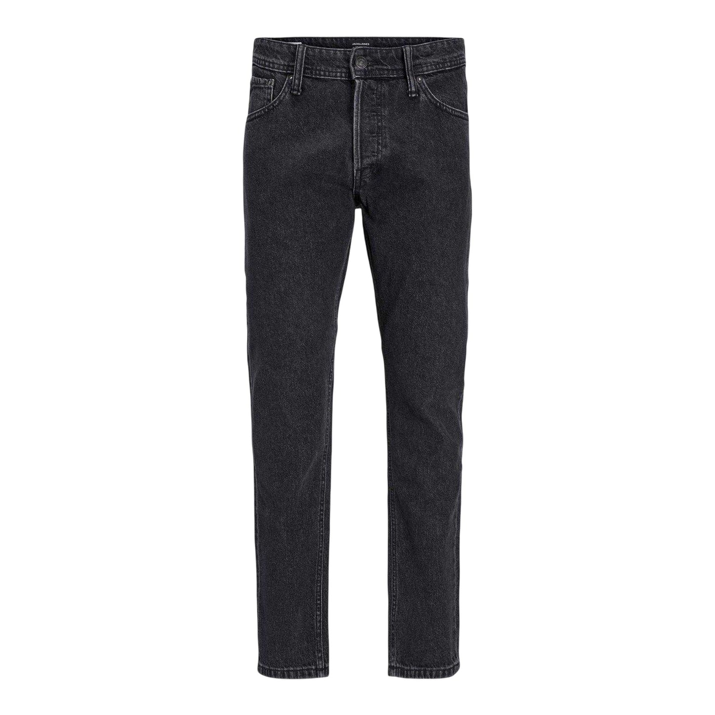 Black Denim - Front - Jack And Jones Mens Chris Original Denim Jeans