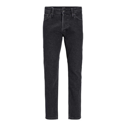 Black Denim - Front - Jack And Jones Mens Chris Original Denim Jeans
