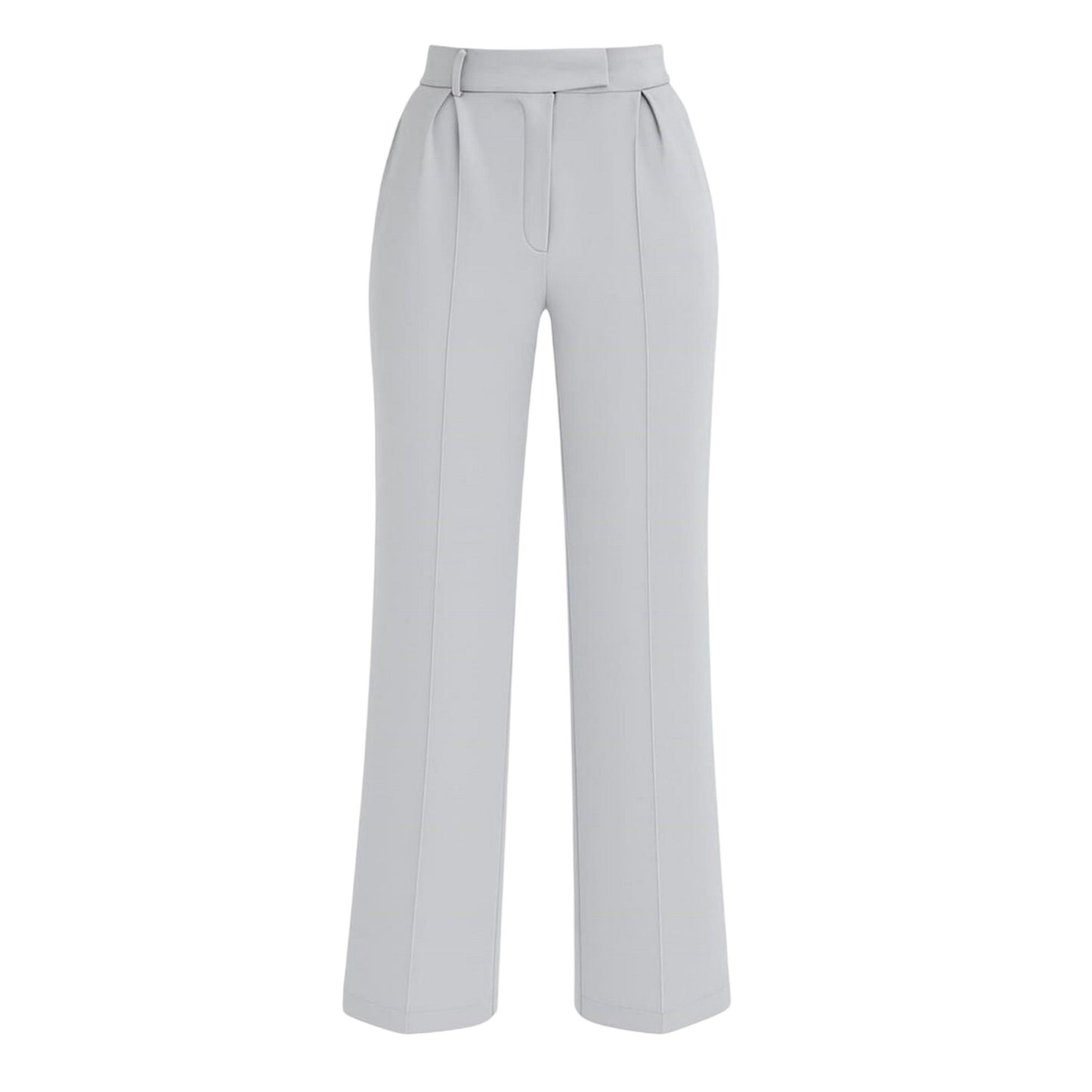 Grey - Front - I Saw It First Womens-Ladies Tailored Trousers