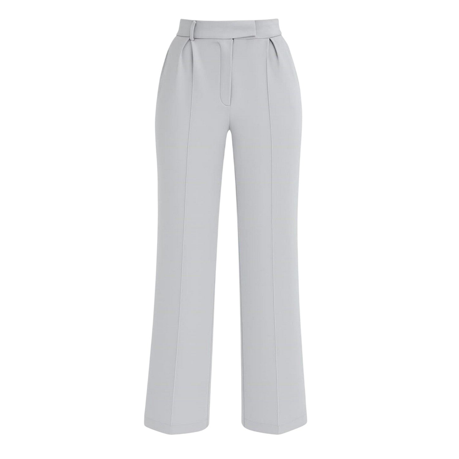Grey - Front - I Saw It First Womens-Ladies Tailored Trousers