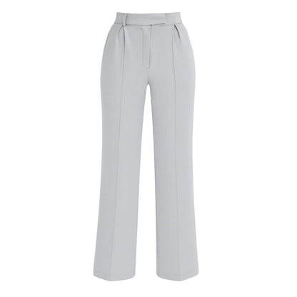 Grey - Front - I Saw It First Womens-Ladies Tailored Trousers