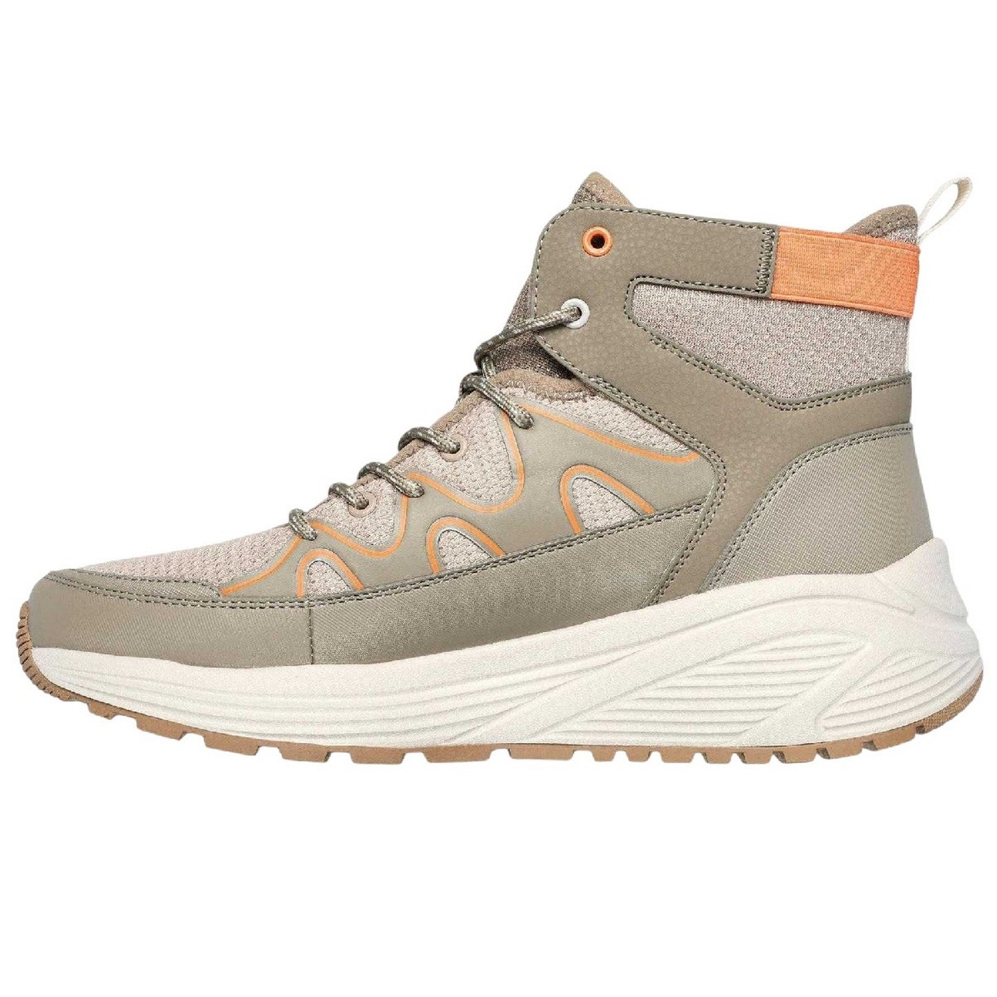 Taupe - Back - Skechers Womens-Ladies Bobs Sparrow Walking Boots