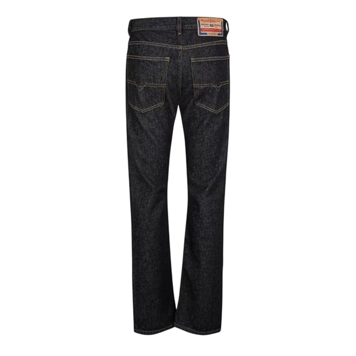 Black-Denim - Back - Diesel Unisex Adult 1995 Denim 5 Pockets Straight Leg Jeans