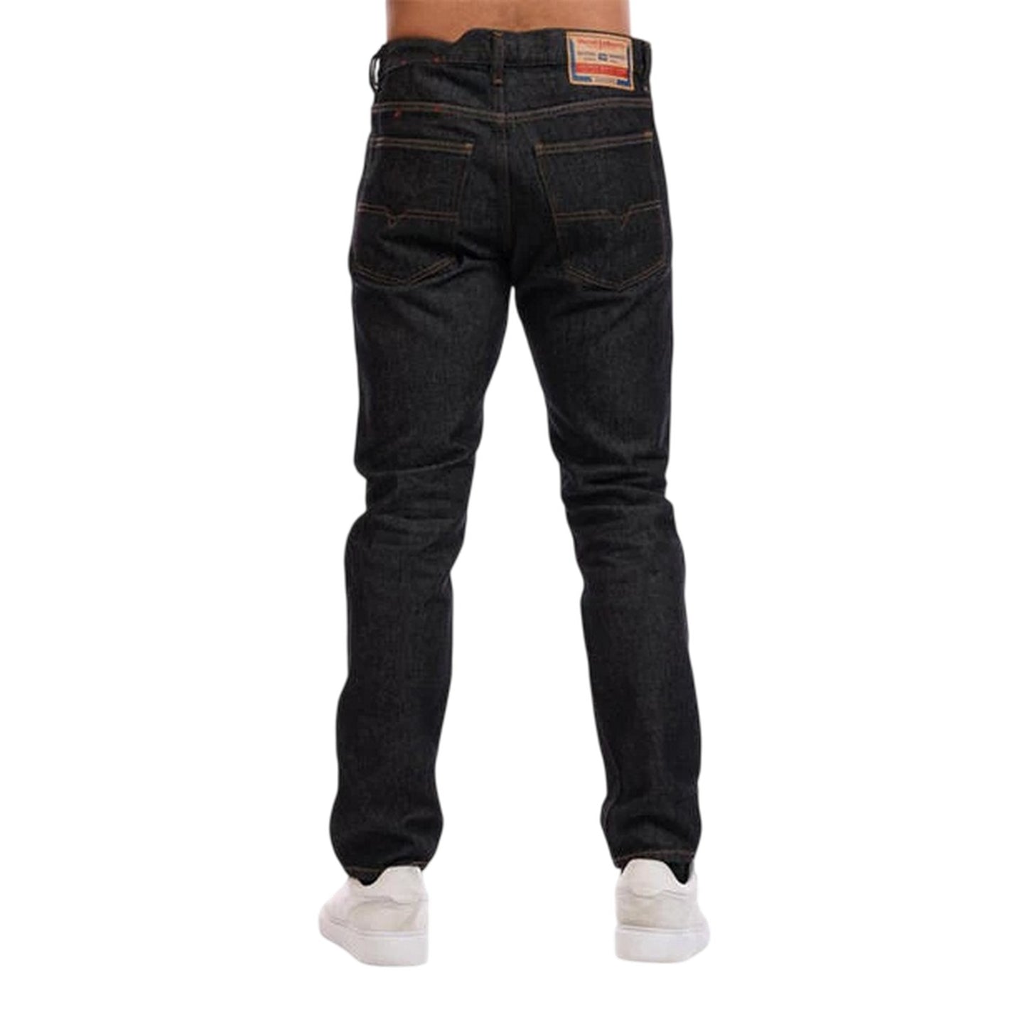 Black-Denim - Side - Diesel Unisex Adult 1995 Denim 5 Pockets Straight Leg Jeans