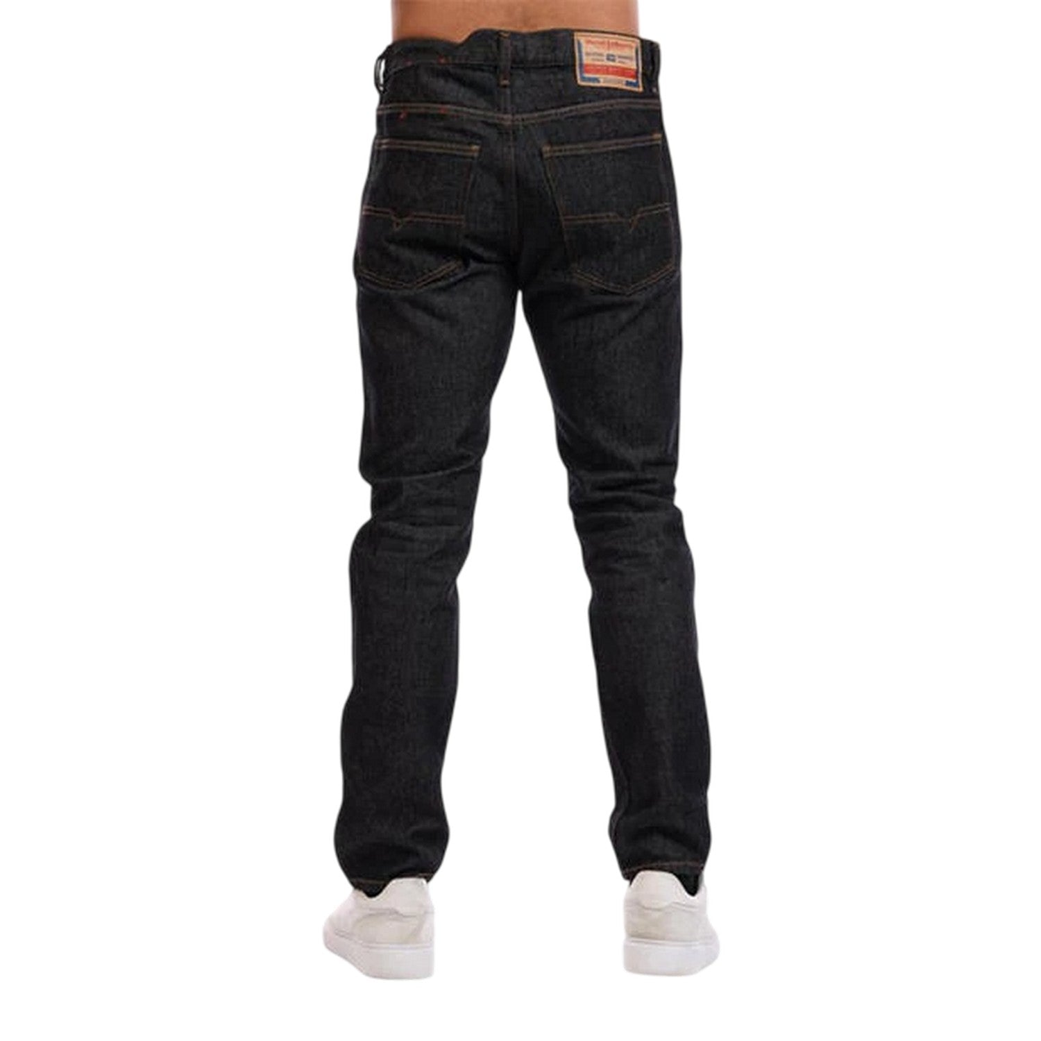 Black-Denim - Side - Diesel Unisex Adult 1995 Denim 5 Pockets Straight Leg Jeans