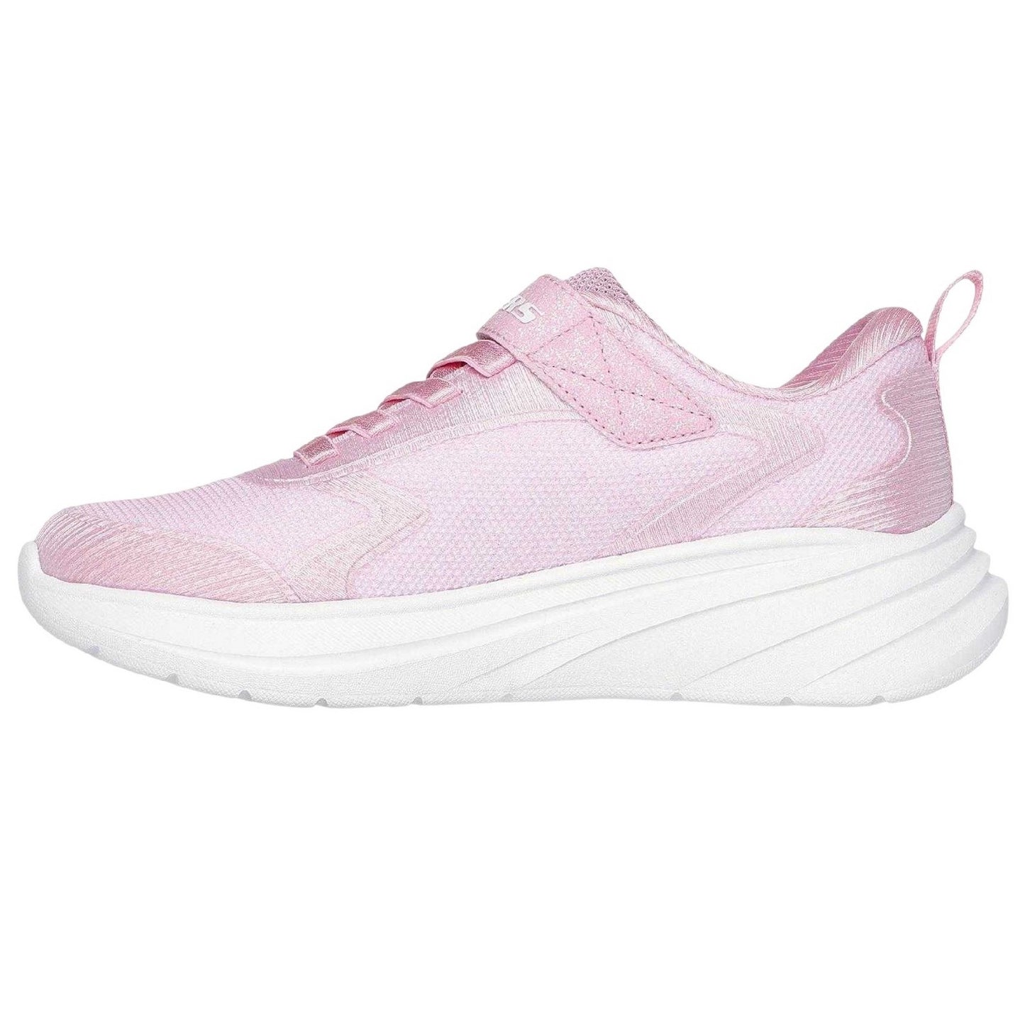 Light Pink - Back - Skechers Childrens-Kids Glitter Trainers