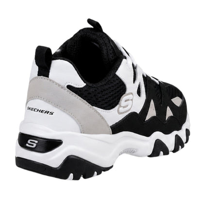 Black-White - Back - Skechers Childrens-Kids DLites 2.0 Trainers