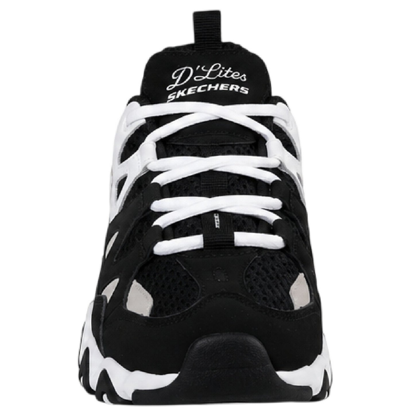 Black-White - Lifestyle - Skechers Childrens-Kids DLites 2.0 Trainers