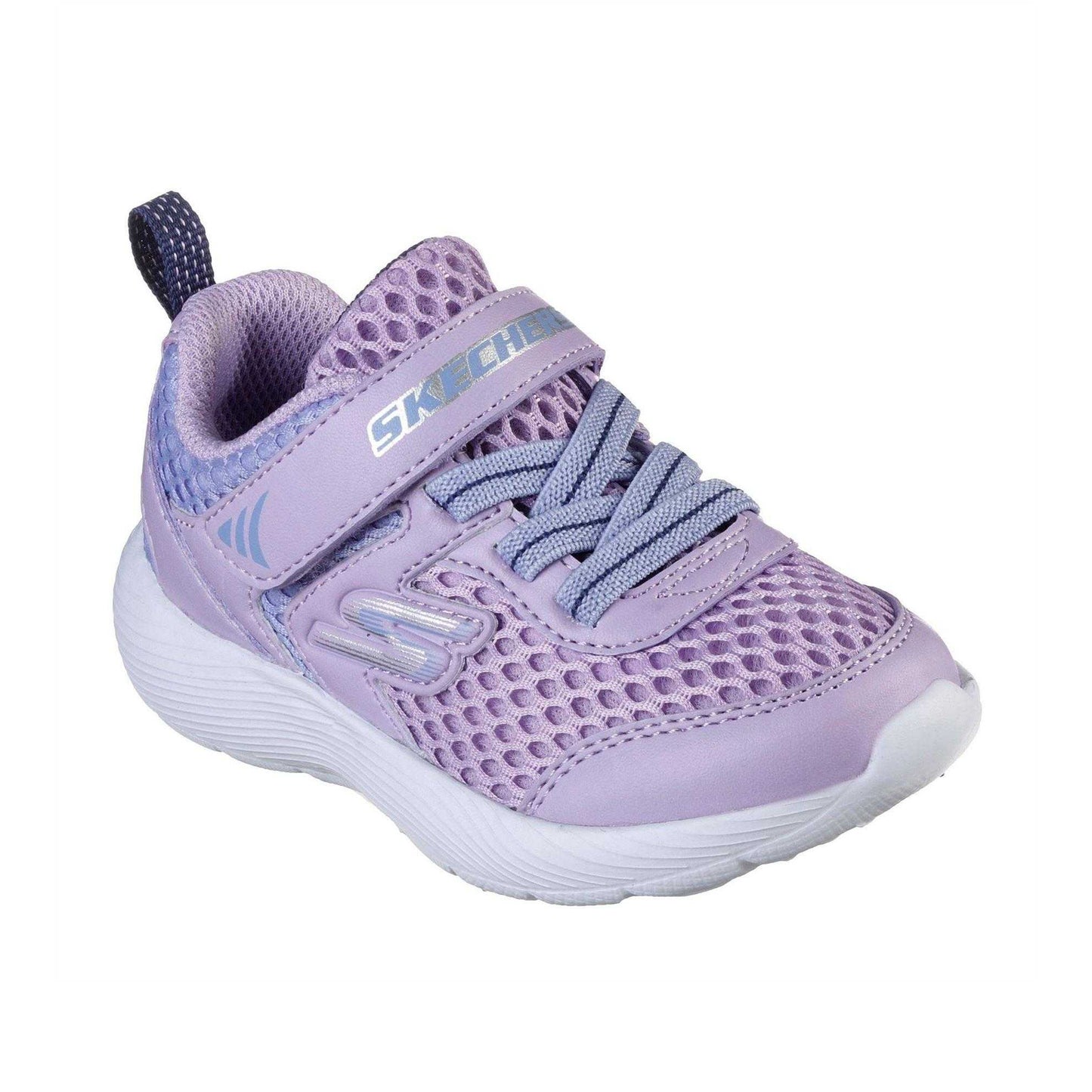 Purple-Blue - Side - Skechers Toddler Dyna Lite Trainers