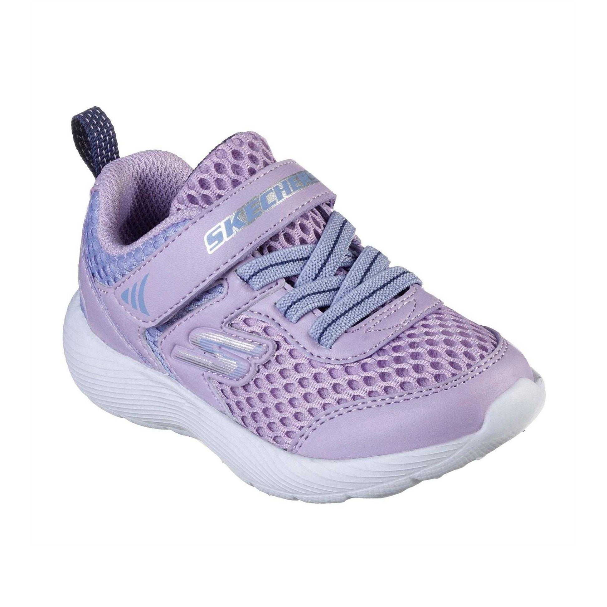Purple-Blue - Side - Skechers Toddler Dyna Lite Trainers