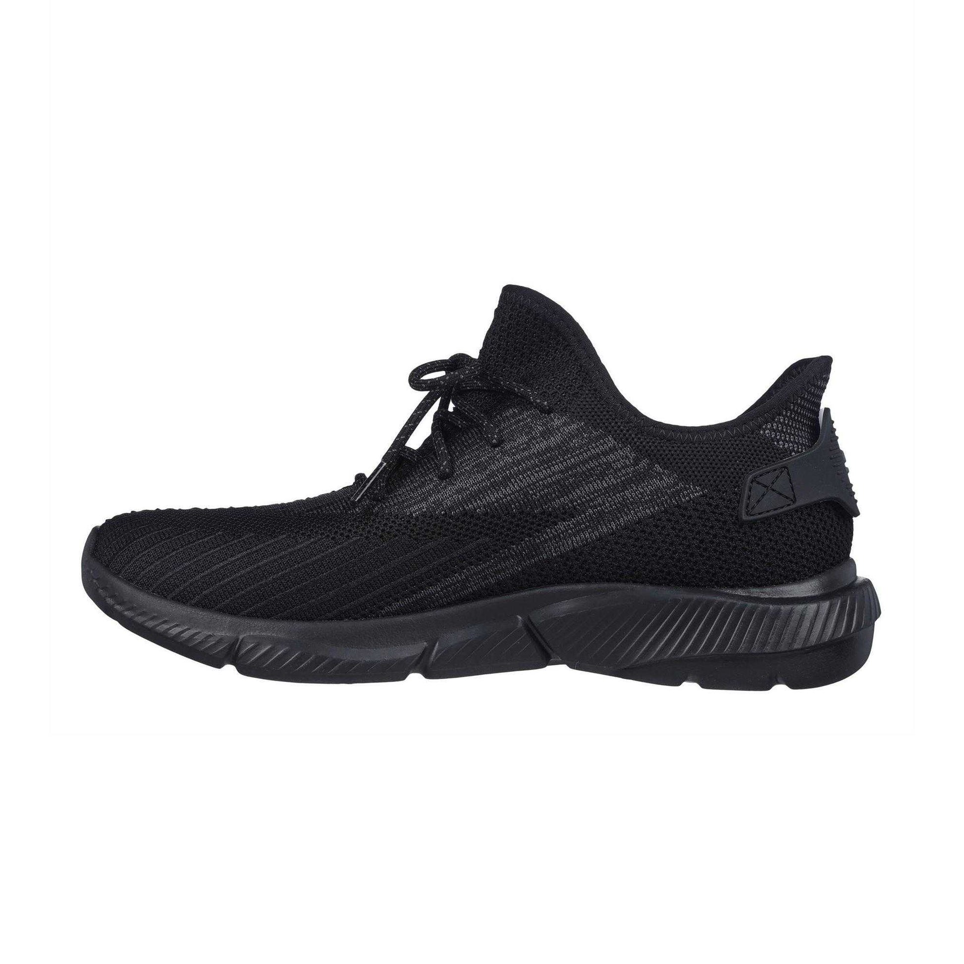 Black - Back - Skechers Mens Knitted Trainers