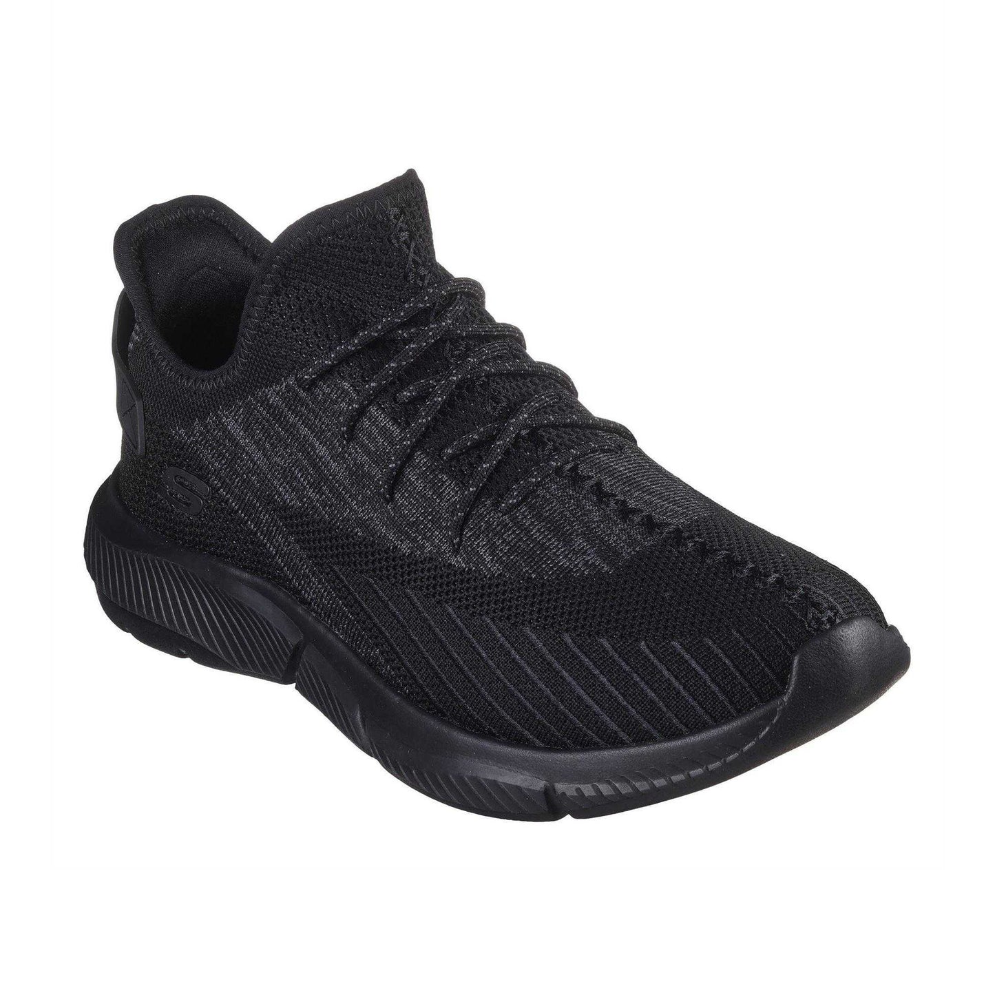 Black - Lifestyle - Skechers Mens Knitted Trainers