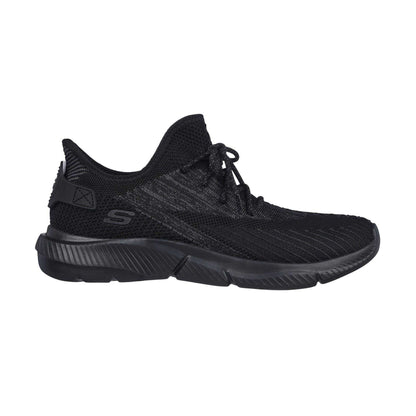 Black - Front - Skechers Mens Knitted Trainers