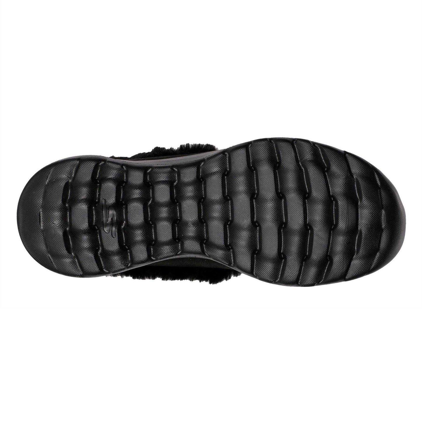 Black - Side - Skechers Womens-Ladies Go Walk Joy Faux Suede Trainers
